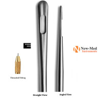 New Med Flap Liposuction Cannula With Threaded Fitting (Reusable)